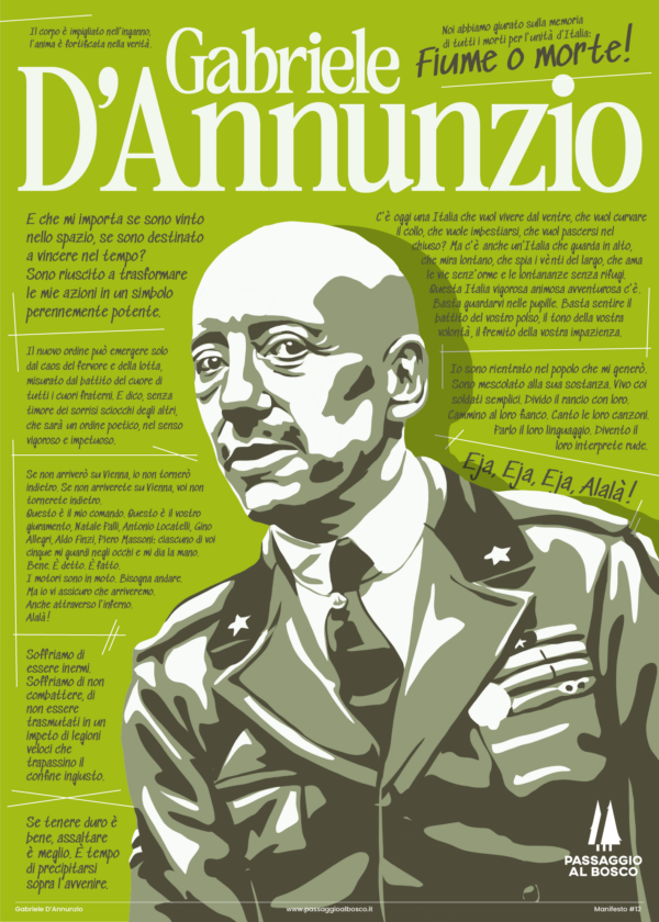 Poster – Gabriele D'Annunzio – Passaggio al Bosco